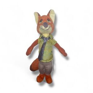 Disney Store Zootopia Nick Wilde Plush Fox